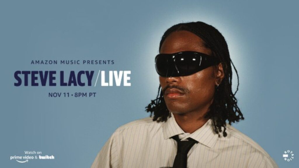 Amazon Live - Steve Lacy (2022) video overlay
