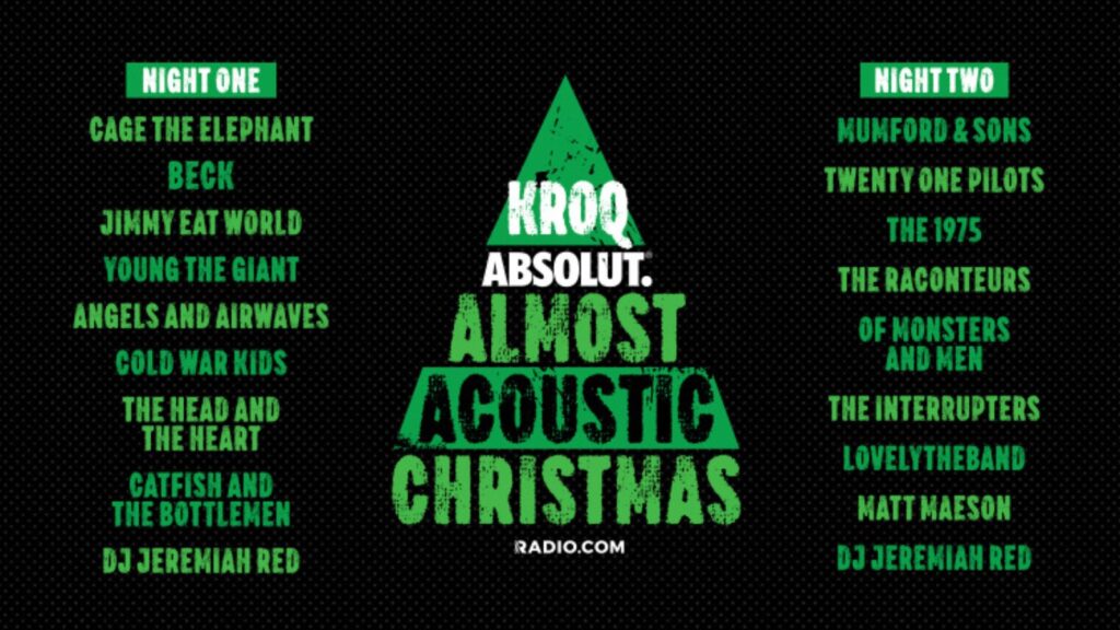 KROQ Almost Acoustic Xmas (2019) video overlay