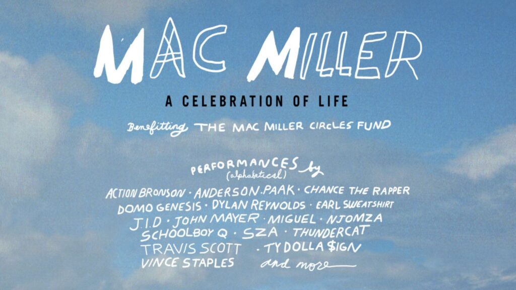 Mac Miller A Celebration of Life poster (2018)