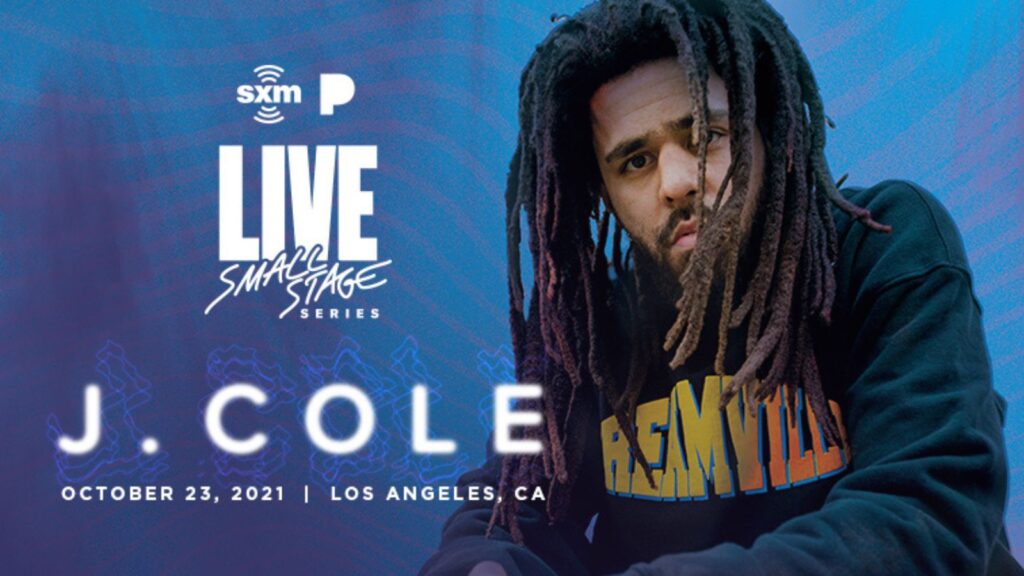 SiriusXM J. Cole video overlay