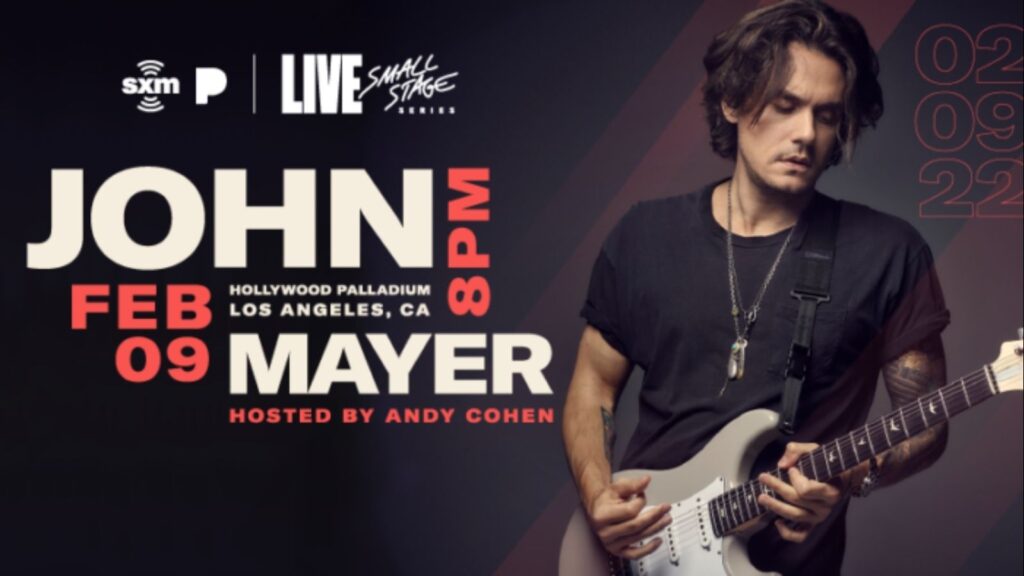 SiriusXM Small Stage Series - John Mayer video overlay