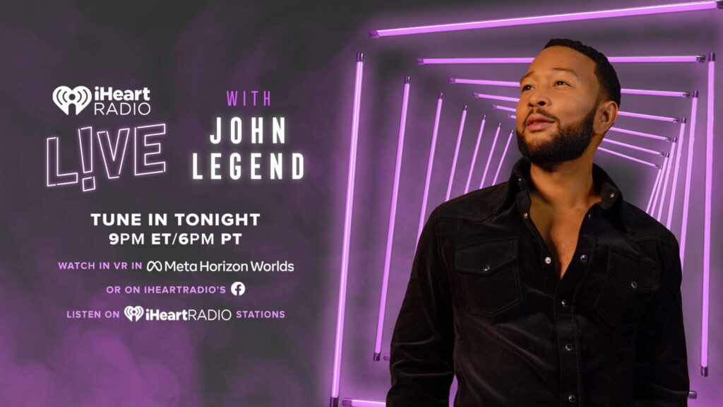 iHeart Live - John Legend (2022) video overlay
