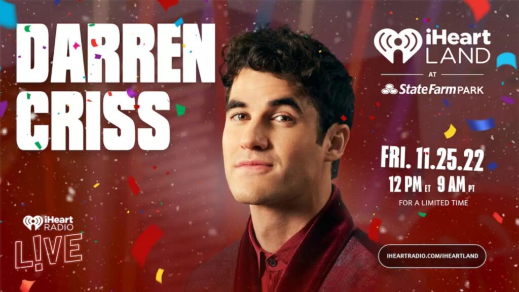 iHeart Radio Live - Darren Criss (2022) video overlay