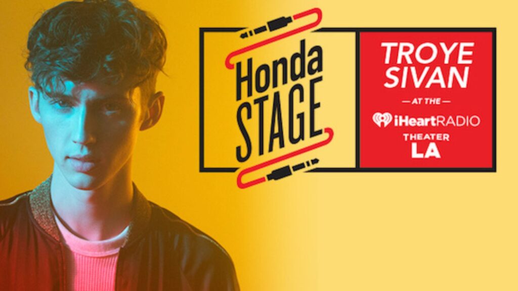 iHeart Radio Live - Troye Sivan video overlay